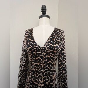 Cheetah Mini Dress By Ganni